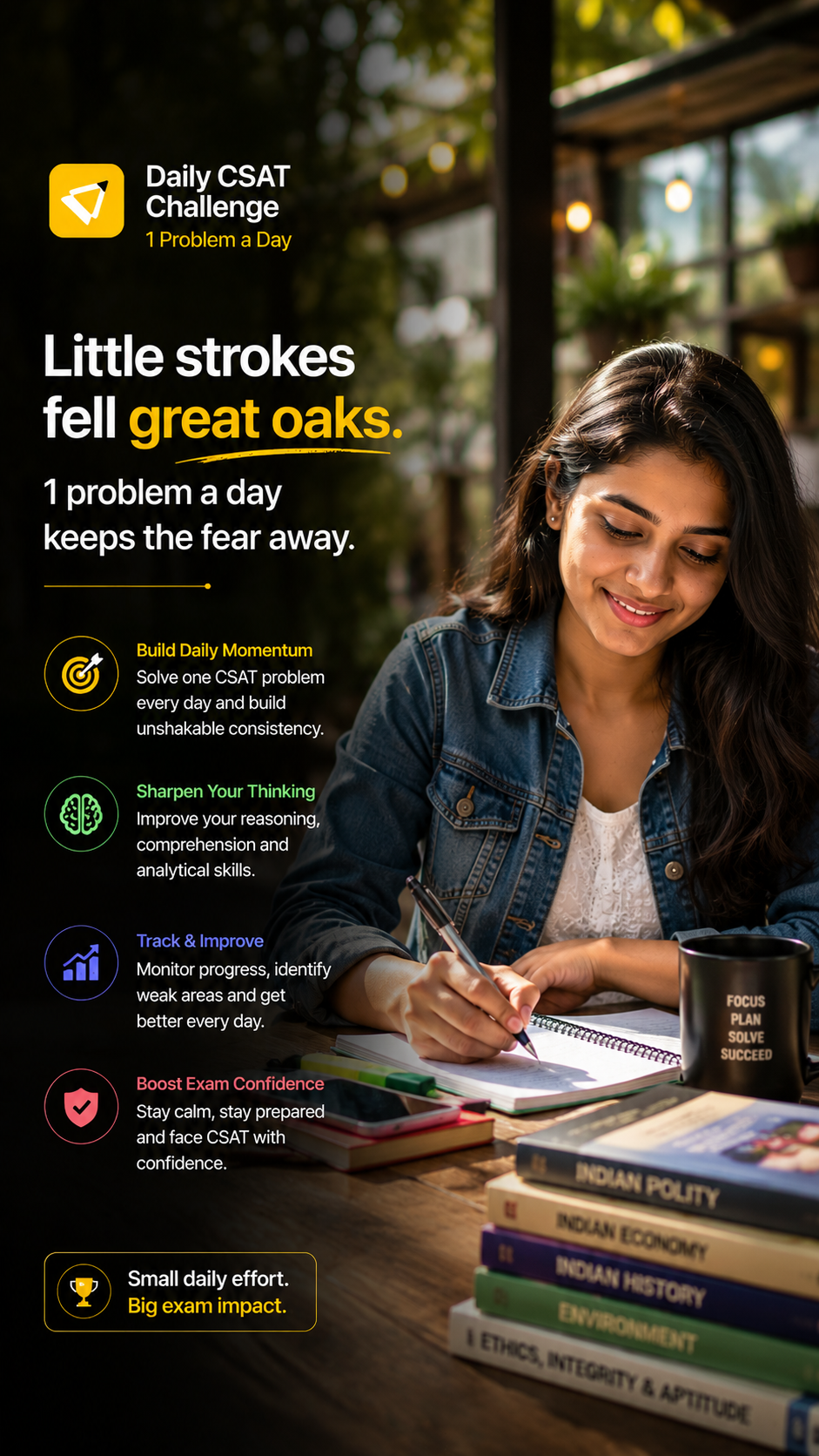 Little strokes fell great oaks β small daily revisions build lasting memory